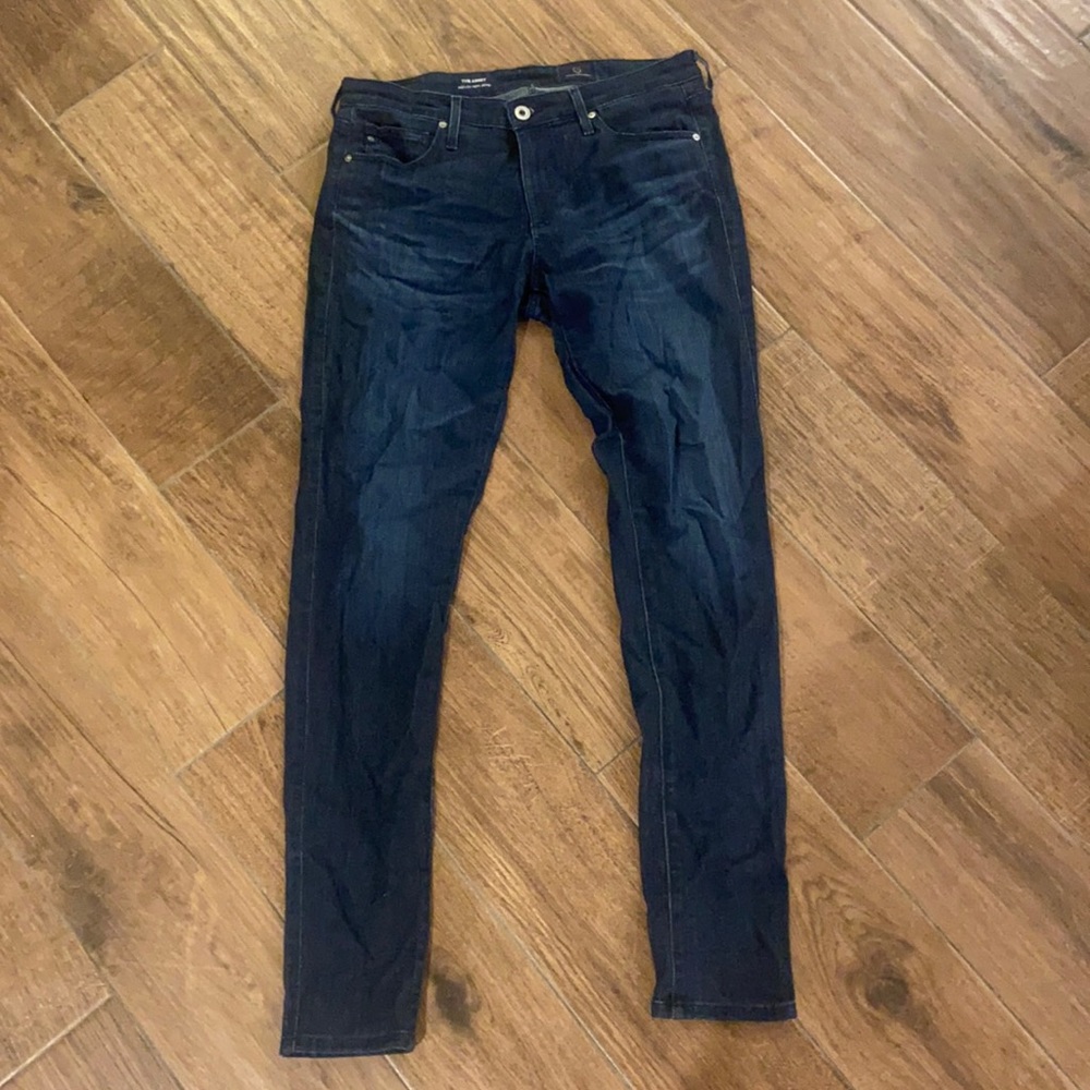 AG Mid Rise Skinny Jeans
